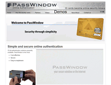 Tablet Screenshot of passwindow.com